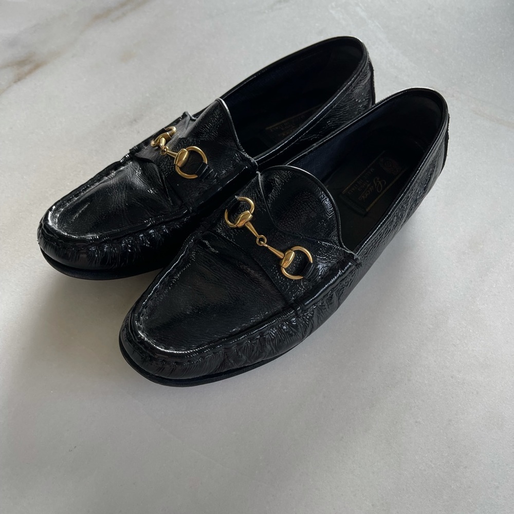 Vintage Gucci Patent Loafers - pristine